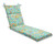 21” x 72.5” Bronwood Caribbean Outdoor Patio Chaise Lounge Cushion
