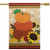 Pumpkins and Sunflowers Autumn Harvest Garden Flag 28" x 40"