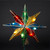 15" Lighted Capiz Poinsettia Star Christmas Tree Topper - Clear Lights