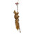 20" Climbing Squirrel on a Frosted Branch Hanging Christmas Decoration