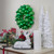 Green 3-Finish Shatterproof Ball Christmas Wreath - 13-Inch, Unlit