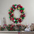 Traditional Colors 2-Finish Shatterproof Ball Christmas Wreath, 24-Inch