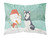Siberian Husky Snowman Christmas Fabric Standard Pillowcase CK2046PILLOWCASE