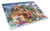 Animals Opening Christmas Presents Glass Cutting Board Large PTW2024LCB