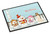 Merry Christmas Carolers Borzoi Door Mat, Indoor Rug or Outdoor Welcome Mat 18x27 Doormat BB2354MAT