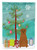 Caroline's Treasures BB4198GF Merry Christmas Tree Dogue de Bourdeaux Flag Garden Size , Small, multicolor