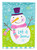 Caroline's Treasures VHA3017GF Christmas Snowman Let it Snow Flag Garden Size , Small, multicolor