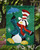 Caroline's Treasures PJC1015GF Just Dropping In To Say Hello Christmas Penguin  Flag Garden Size , Small, multicolor