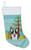 Christmas Tree and Tricolor Corgi Christmas Stocking BB1627CS