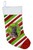 Staffordshire Bull Terrier Staffie Candy Cane Christmas Christmas Stocking SC9801-CS