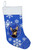 Min Pin Winter Snowflakes Snowflakes Holiday Christmas  Stocking