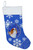 English Toy Spaniel Winter Snowflakes Christmas Stocking SS4645