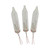 Pack of 5 Clear Christmas Replacement Bulbs, 12 Volts