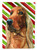Irish Setter Candy Cane Holiday Christmas Flag Canvas House Size LH9590CHF