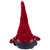 14" Red and Gray Chubby Gnome Sitting Tabletop Figure Christmas Decoration