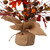 20" Brown and Orange Tree Thanksgiving Tabletop Decor