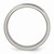 Chisel Titanium Ridged Edge 7mm Brushed and Polished Wedding Band TB197 - TB197K135
