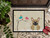 Caroline's Treasures BB2482JMAT Christmas Presents between Friends French Bulldog Cream Indoor or Outdoor Mat 24x36 , 24H X 36W, multicolor