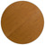 48" Round Oak Brown Thermal Laminate Activity Table with Height Adjustable Short Legs