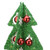 28" Pre-Lit Battery Operated Green and Red LED Christmas Tree Tabletop Decor