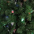 7' Pre-Lit Slim Mixed Long Needle Pine Artificial Christmas Tree - Multicolor LED Lights