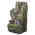 14" Lost Falls Hand Finished Illuminated Outdoor Garden Statue