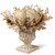 18” Handcrafted White Pumpkin Decor