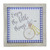 7" Yellow And White Vintage Bicycle "Enjoy The Little Things" Blue Plaid Accent Wall Decor