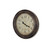 26.5" Brown and Black Distressed Round Wall Clock