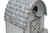 10.5" Gray and Brown Birdhouse Decor with Top Hanging Loop