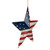 12" Patriotic Metal Barn Dimensional Star Hanging 4th of July Wall Decoration - 34247724