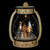 9.75" Clear and Beige LED Woodland Christmas Dome Lantern Tabletop Decoration