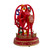 11.25" Red and Gold LED Lighted and Musical Rotating Christmas Ferris Wheel