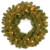 Pre-Lit Downswept Douglas Fir Christmas Wreath, 24-Inch, White LED Lights
