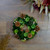 Green Pine Cone Artificial Christmas Wreath - 11-Inch, Unlit