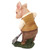 12.5" Papa Pig Standing Yard Raking Statue