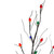 6' Pre-Lit LED Brown Artificial Christmas Tree- Multi-Colored lights