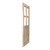 28" Small White Miniature Wooden Door Wall Hanging Decoration