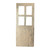 28" Small White Miniature Wooden Door Wall Hanging Decoration