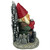 10" Gray and Red Game of Gnomes Outdoor Garden Statue