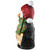 16" Black and Red LED Lighted Waving Penguin Christmas Decor