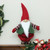 Gnome with Pointy Hat and Sweater Vest Christmas Figure - 22" - Red and Green