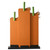 13" Orange and Black "BOO" Printed Halloween Tabletop Decor