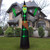 12' Green and Black Spooky Witch Inflatable Outdoor Halloween Decor