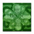 Green Home Blessing St. Patrick’s Day Square Cotton Wall Art Decor 16" x 16"