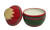 Set of 2 Red and Green Jar Candles Christmas Ornament 5.25"