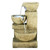 10.5" Villa Three Bowl Cascading Garden Fountain