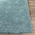 8' x 10' Solid Aqua Blue Rectangular Hand Woven Area Throw Rug