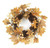 Brown and Yellow Pine Cones and Leaves Artificial Harvest Wreath - 24-Inch, Unlit