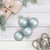 60ct Mermaid Blue Shatterproof Matte Finish Christmas Ball Ornaments 2.5" (60mm)